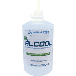 Álcool Isopropílico 500ml ISOPROPANOL IMPLASTEC