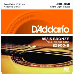 Encordoamento Violão Aço Daddario Ez900-b 0.10 - 0.50