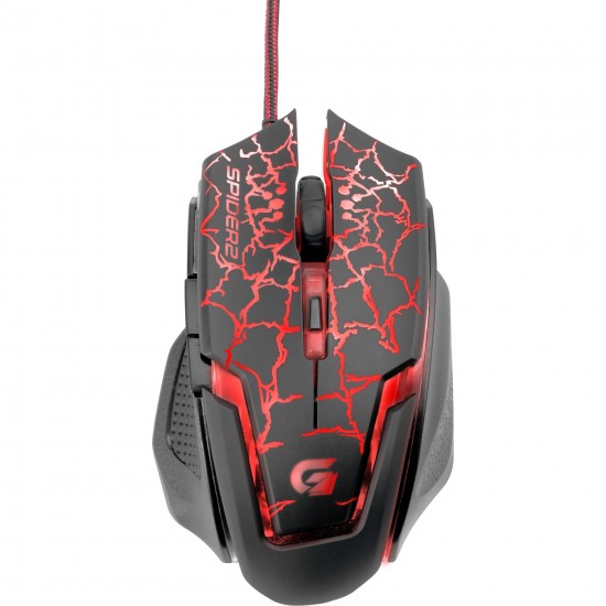 Mouse Gamer USB 3200DPI SPIDER 2 OM-705 