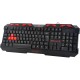 Teclado Gamer Spider GK706 Preto/Vermelho FORTREK