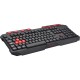 Teclado Gamer Spider GK706 Preto/Vermelho FORTREK