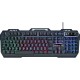 Teclado Gamer RGB CRUSADER Preto FORTREK G