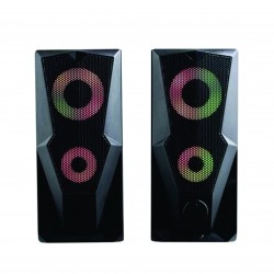 Caixa de Som Gamer 2.0 15W RMS Led RGB USB SP330 - Multilaser