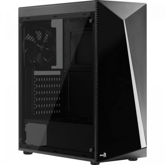 Gabinete Gamer Aerocool Shard Mid Tower, RGB, com FAN, Lateral em Acrílico
