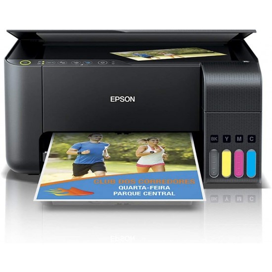 Impressora Multifuncional Epson EcoTank L3110 - Tanque de Tinta Colorida USB