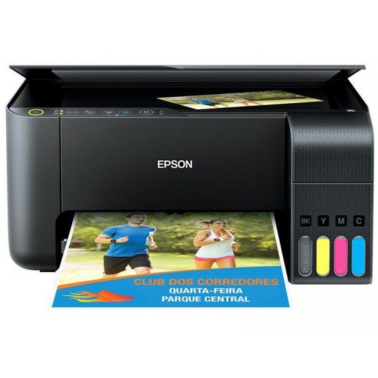 Impressora Multifuncional Epson EcoTank L3150 - Tanque de Tinta Wi-Fi Colorida USB
