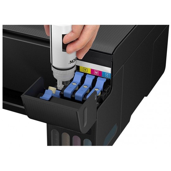 Impressora Multifuncional Epson EcoTank L3150 - Tanque de Tinta Wi-Fi Colorida USB