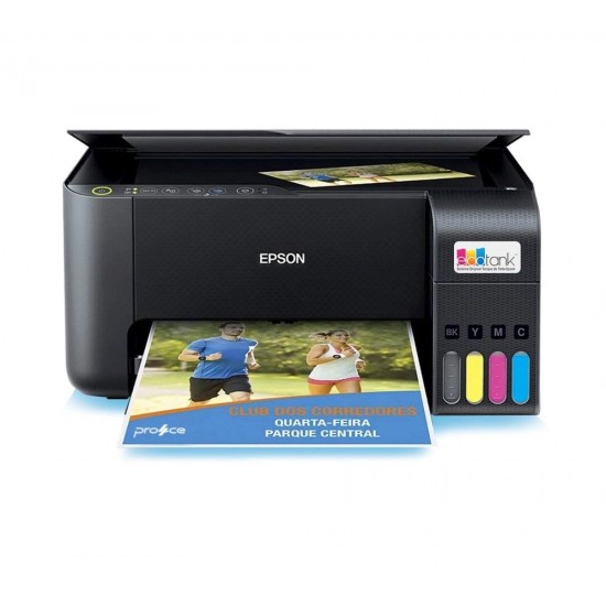 Impressora Multifuncional Epson Ecotank L3250 - Tanque de Tinta Colorida USB Wi-Fi