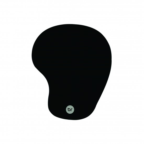 Mouse Pad Bright Ergonômico Com Apoio em Gel, 0307, Preto