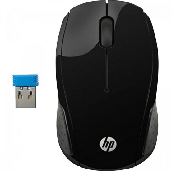 Mouse Wireless S/ Fio X200 Oman Preto HP
