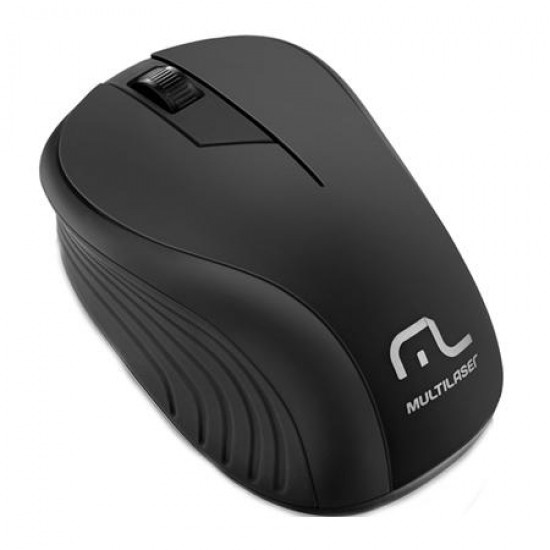 Mouse Sem Fio Multilaser 1200DPI 2.4GHz - MO212