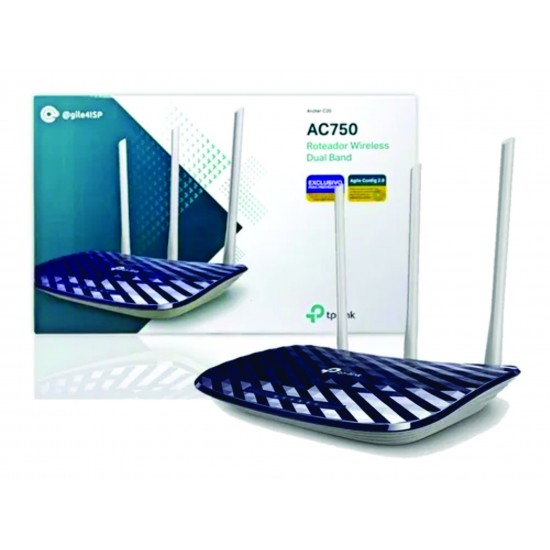 Roteador Wireless Dual Band Ac750 Archer C20