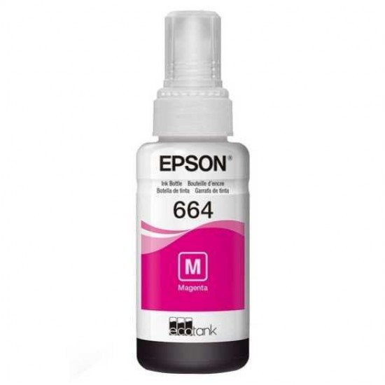 Garrafa de Tinta Original Epson EcoTank 664  Magenta