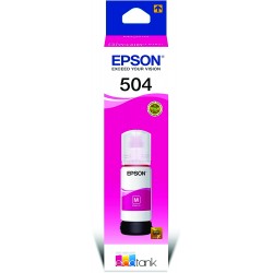Garrafa de Tinta Epson T504 Magenta